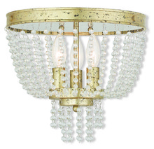  51864-28 - 3 Light Winter Gold Ceiling Mount