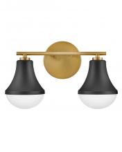 Lark Canada 85512BK - Small Two Light Vanity