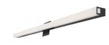 Abra Lighting 20019WV-BL-Sabre - 48&#34; Vertical or Horizontal Mount with Floating Backplate Vanity Bar