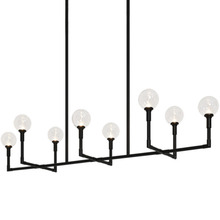 Matteo Lighting C64808BKCL - Candlestix Chandelier