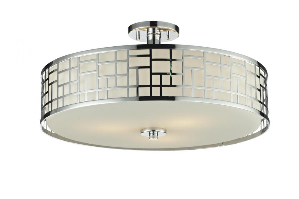 3 Light Semi Flush Mount