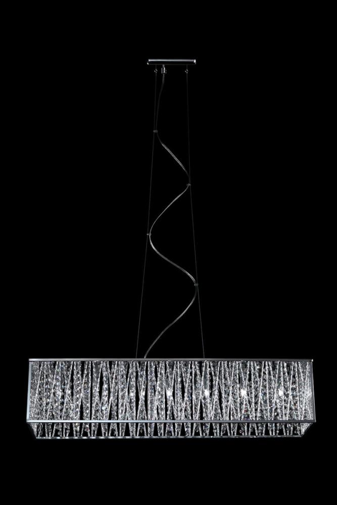 7 Light Linear Chandelier