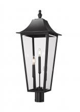 Z-Lite 5008PHXLR-BK - 3 Light Outdoor Post Mount Fixture