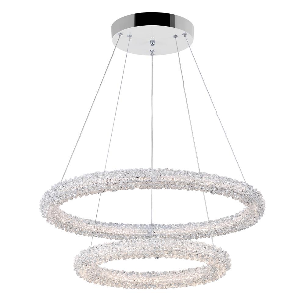 Arielle LED Chandelier With Chrome Finish