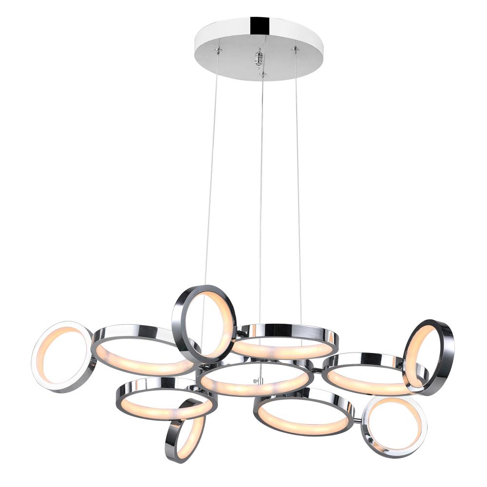 Colette LED Chandelier With Chrome Finish