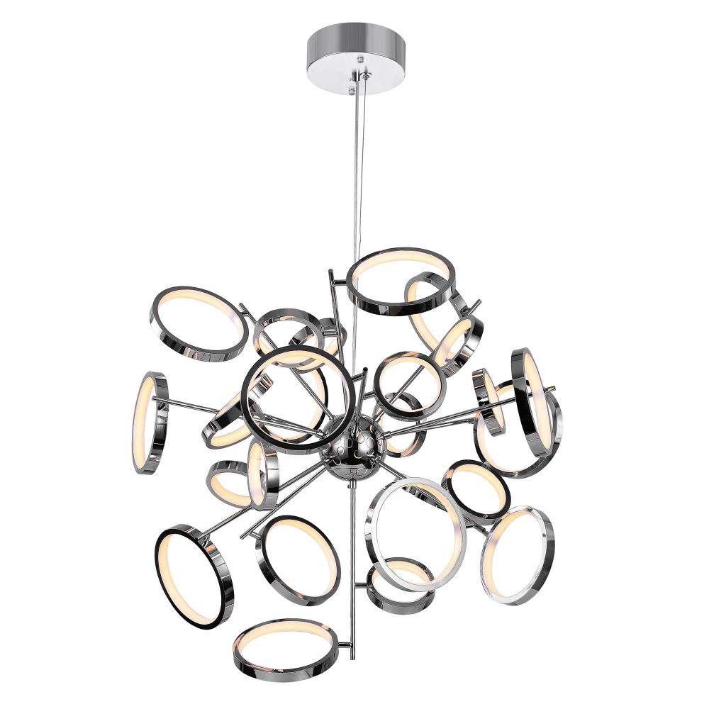 Colette LED Chandelier With Chrome Finish