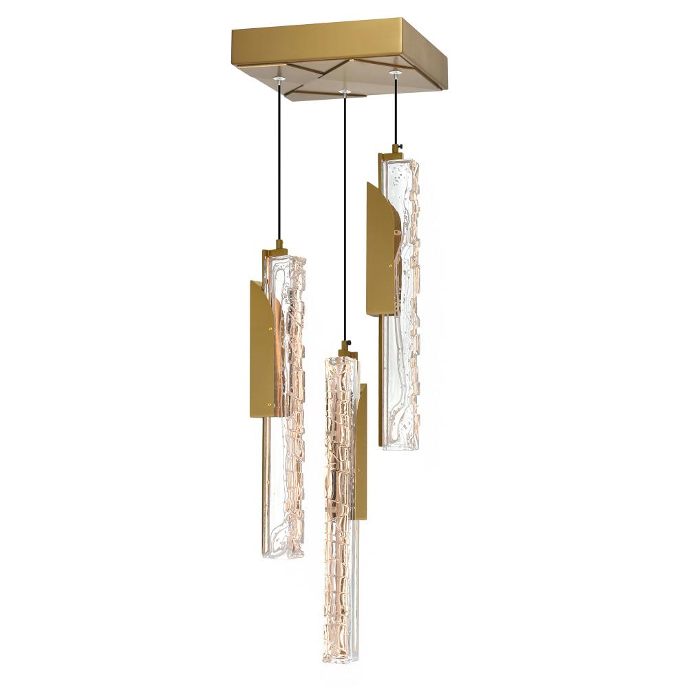 Valira Integrated LED Brass Mini Pendant