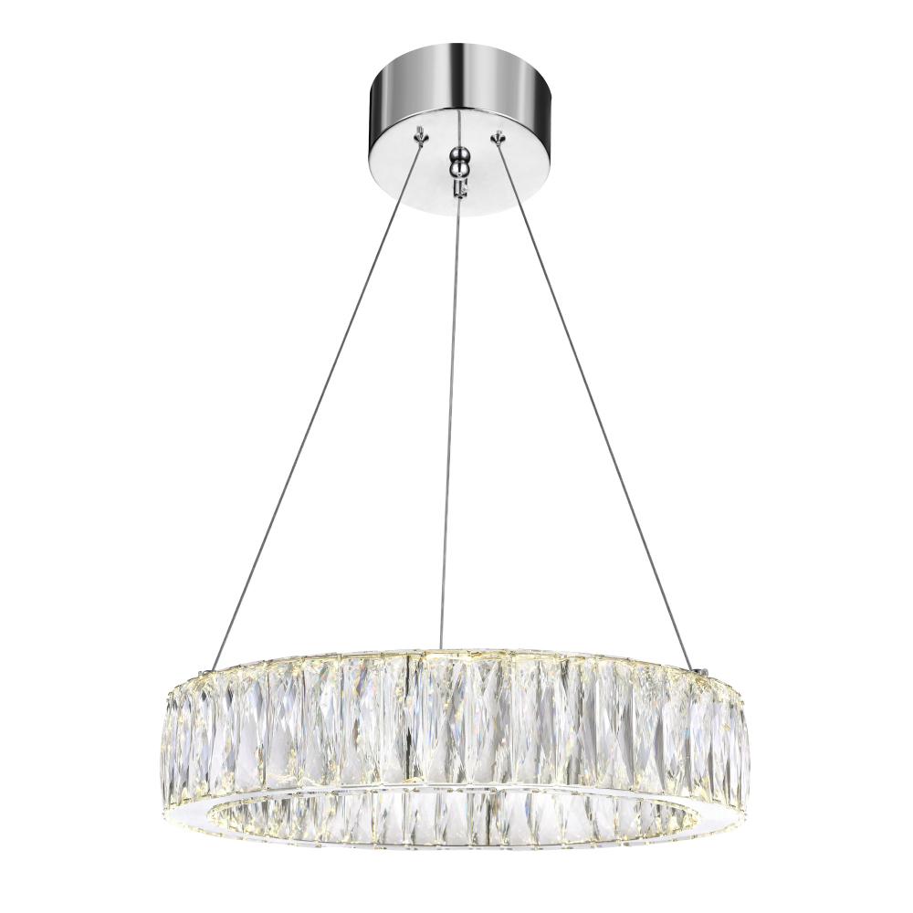 Juno LED Chandelier With Chrome Finish