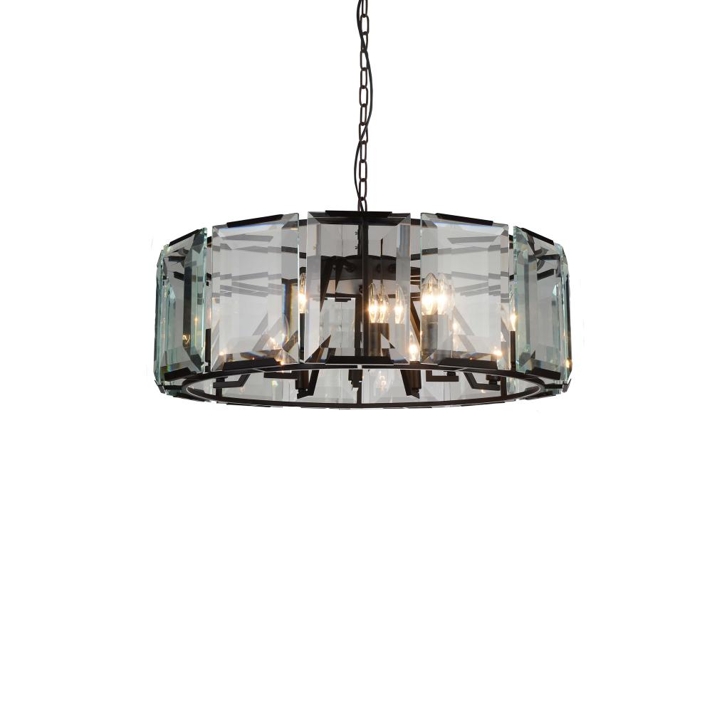 Jacquet 12 Light Chandelier With Black Finish