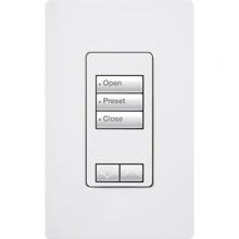 Lutron Electronics RRD-W3BRL-WH - RADIORA2 3BRL WALL KEYPAD WHITE