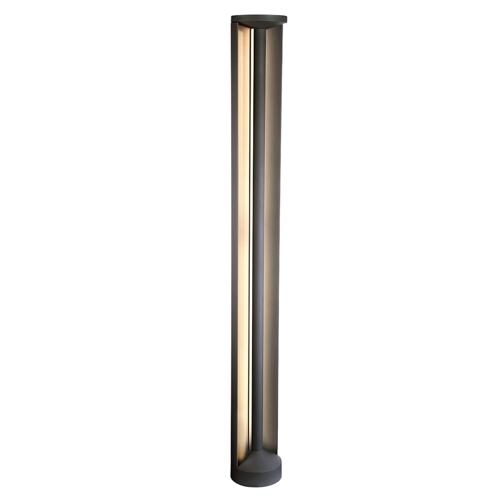 LED Bollard, 30w, 55in, Graphite