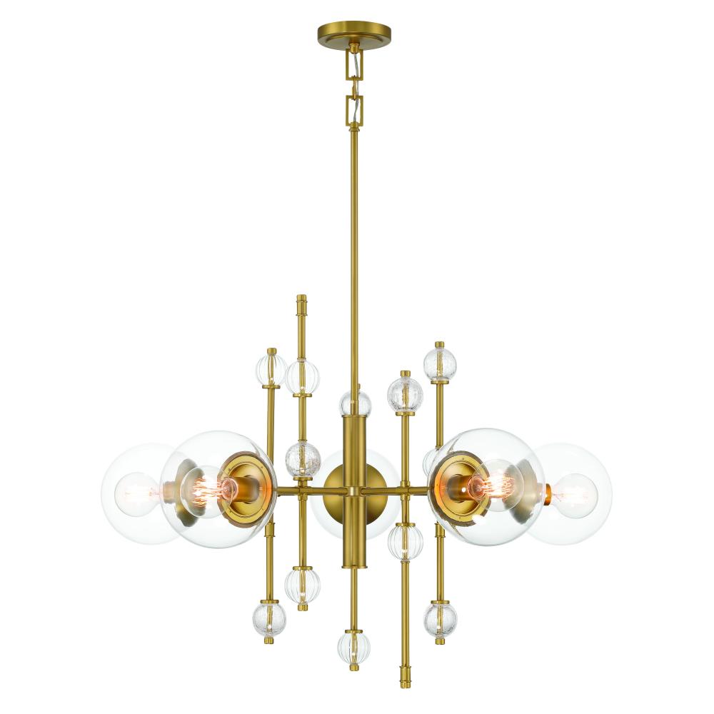 Traiton 36" Chandelier In Gold