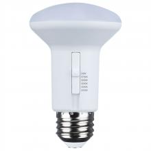 Satco Products Inc. S11782 - 5.8 Watt R20 LED; 27K/30K/35K/40K/50K CCT Selectable; Dim to Warm; White Finish; 120 Volt