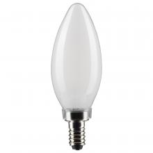 Satco Products Inc. S21279 - 5.5 Watt B11 LED; Frost; Candelabra base; 90 CRI; 3000K; 120 Volt