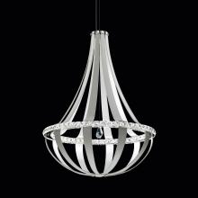Schonbek 1870 SCE130DN-LI1S - Crystal Empire LED 45in 120V Pendant in Iceberg Leather with Clear Crystals from Swarovski