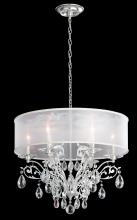 Schonbek 1870 FE7066N-48H2 - Filigrae 6 Light 120V Chandelier in Antique Silver with Clear Heritage Handcut Crystaland Gold Sha