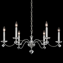 Schonbek 1870 MD1006N-48H - Modique 6 Light 120V Chandelier in Antique Silver with Heritage Handcut Crystal