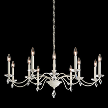 Schonbek 1870 MD1012N-40H - Modique 12 Light 120V Chandelier in Polished Silver with Heritage Handcut Crystal