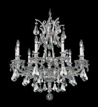 Schonbek 1870 6949-48S - Sophia 9 Light 120V Chandelier in Antique Silver with Clear Crystals from Swarovski