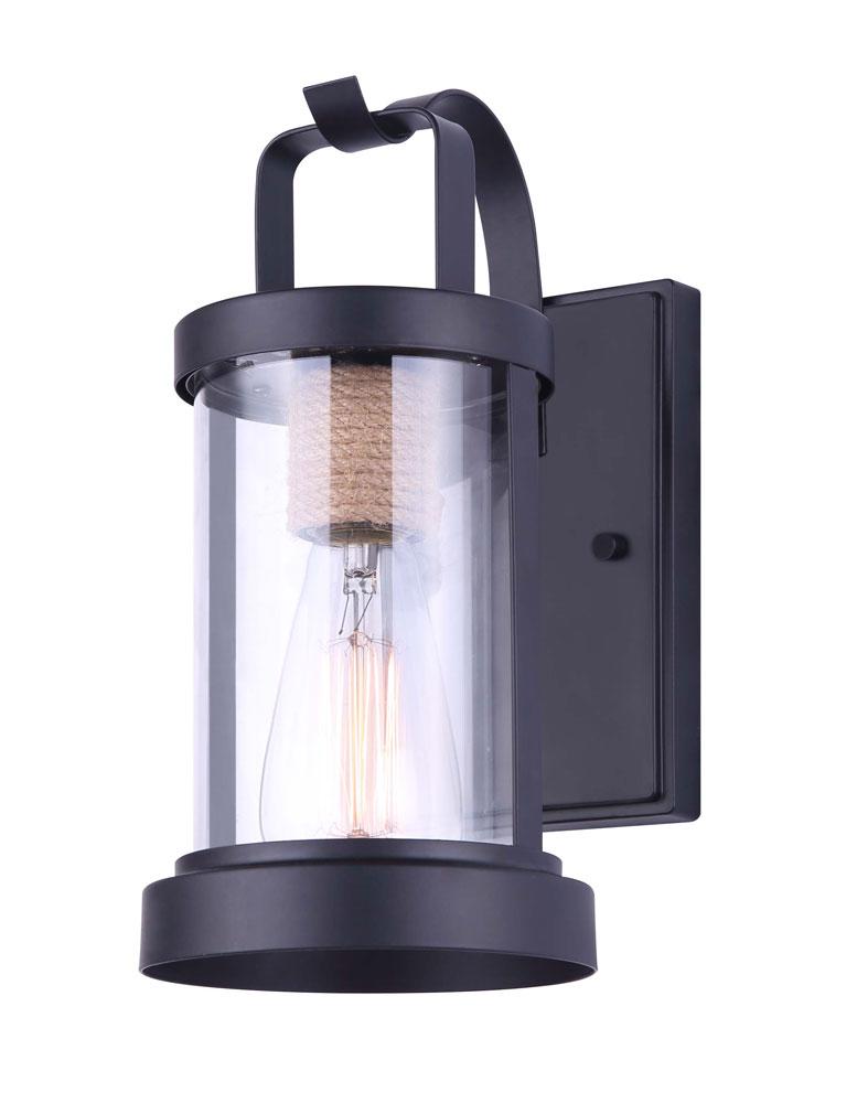 Delano 1 Light Outdoor Lantern, Rope Finish