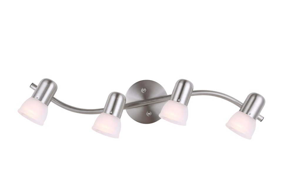 Jasper 4 Light Track Lighting, Pewter Finish