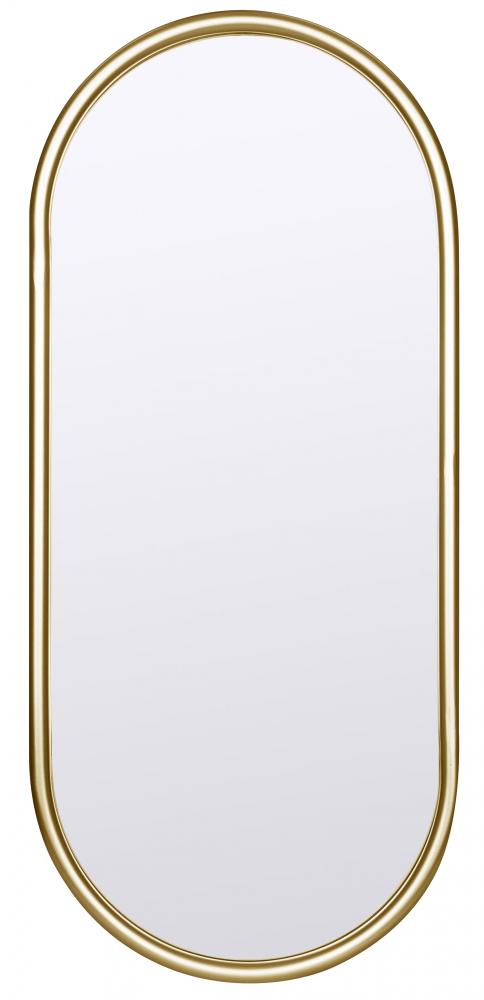 Mirror, LYRA, O22OGD1227 -G-, Metal Frame Mirror, 12inch W x 27inch H