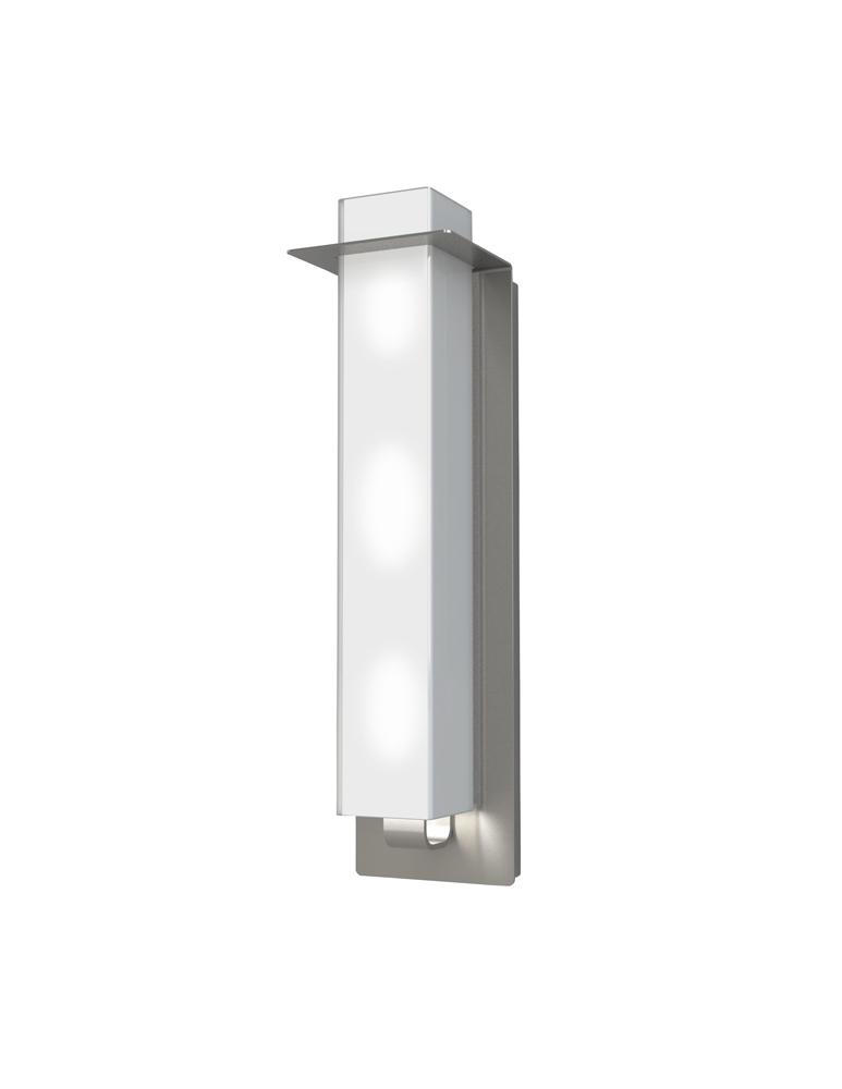 SOVREN series 3-light Satin Nickel vertical Bath light