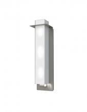 Kendal VF6800-3L-SN - SOVREN series 3-light Satin Nickel vertical Bath light