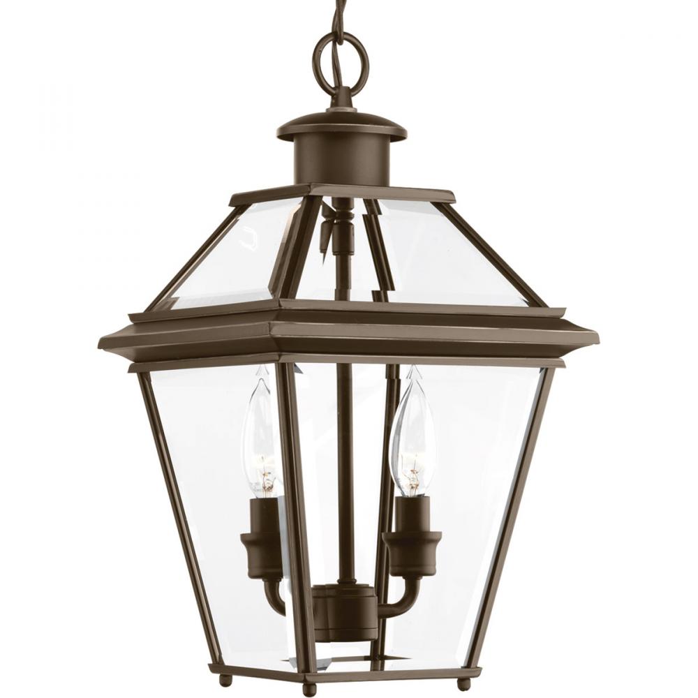 P6537-20 2-60W CAND HANGING LANTERN