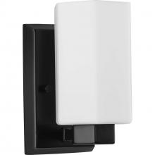 Progress P300476-31M - Estrada Collection One-Light Matte Black Contemporary Bath & Vanity Light