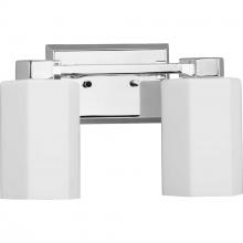 Progress P300477-015 - Estrada Collection Two-Light Polished Chrome Contemporary Bath & Vanity Light