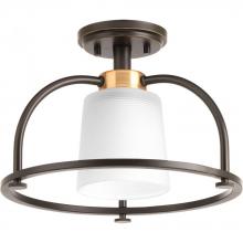 Progress P350032-020 - West Village Collection 13-1/2" One-Light Semi-Flush Convertible