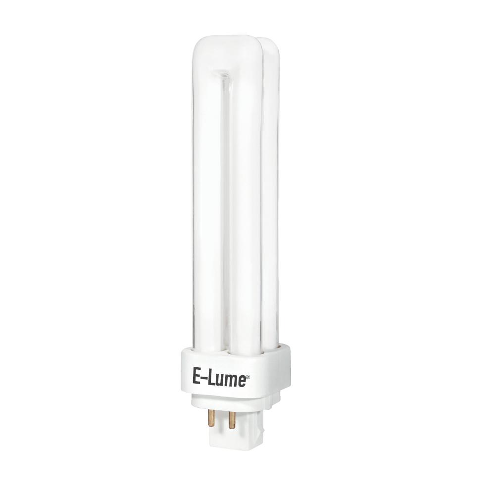 Compact Fluorescent 4-Pin Double Twin Tube G24q-1 13W 2700K  Standard