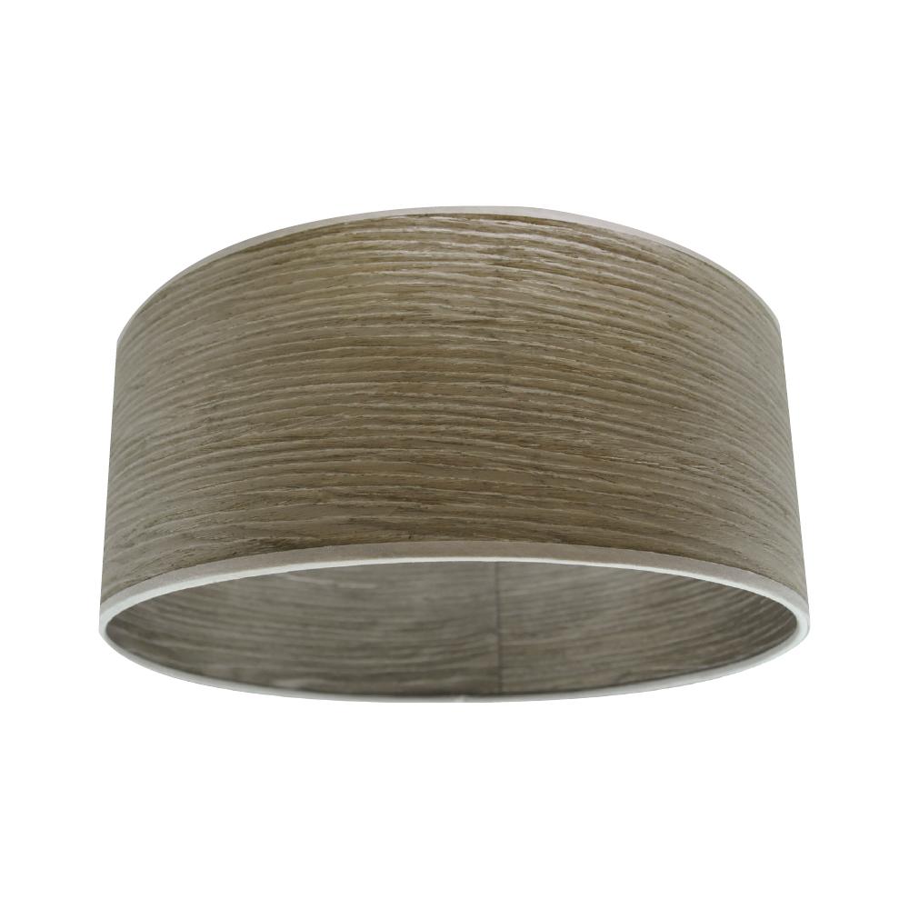 11IN Drum Shade Barnwood LED Ceiling- mount Accessory STANDARD