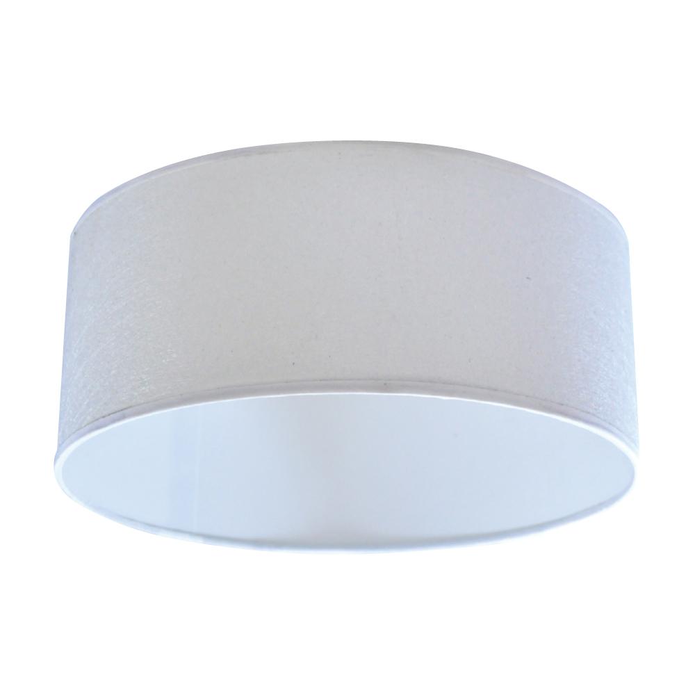 11IN Drum Shade White frosted LED Ceiling- mount Accessory STANDARD