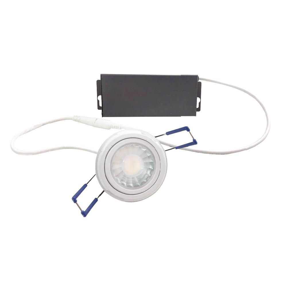 LED Gimbal Downlight Module 7W 120V 30-22K Dim 3IN 40° White STANDARD