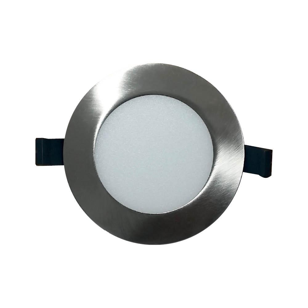 LED Low Profile Downlight  11W 120V 40K Dim 4IN  White Round ELUME