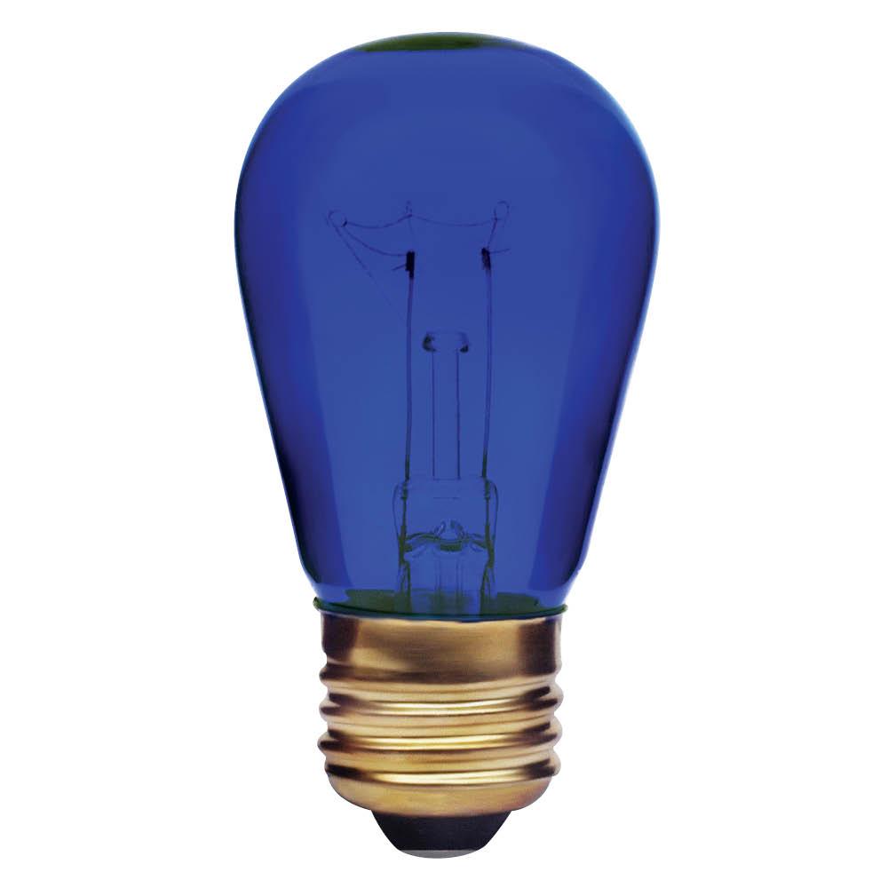 INCANDESCENT COLOURED LAMPS S14 / MED BASE E26 / 11W / 130V Standard