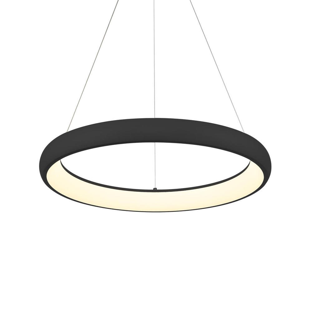 Cortana 24-in Black LED Pendant