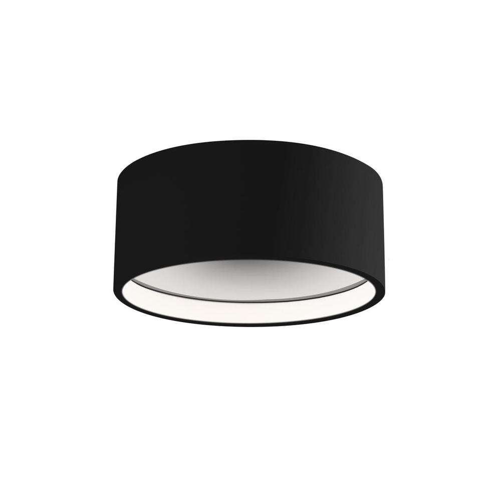 Lucci 5-in Black LED Flush Mount