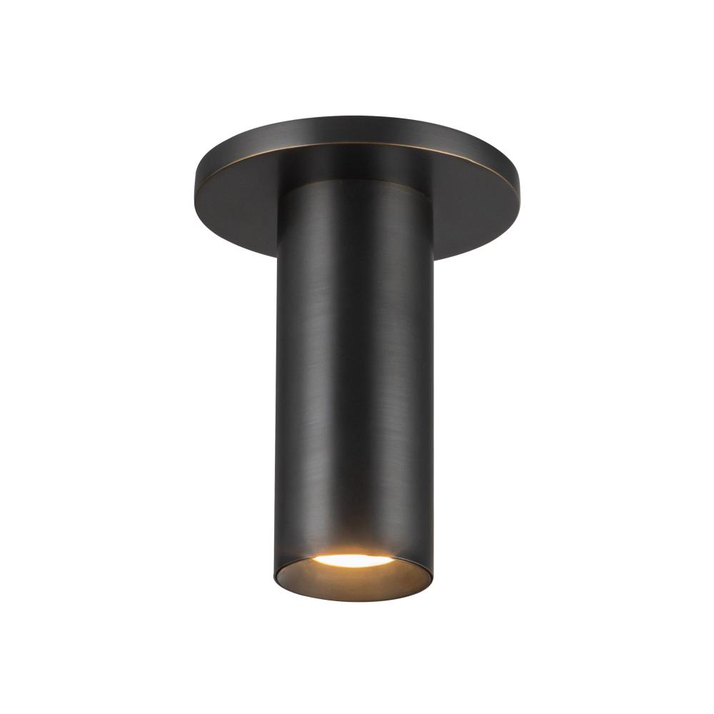 Mason 6-in Urban Bronze LED Semi-Flush