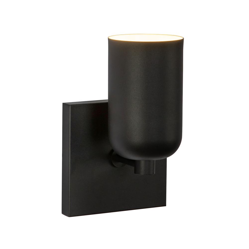 Nola 4-in Black 1 Light Wall Sconce