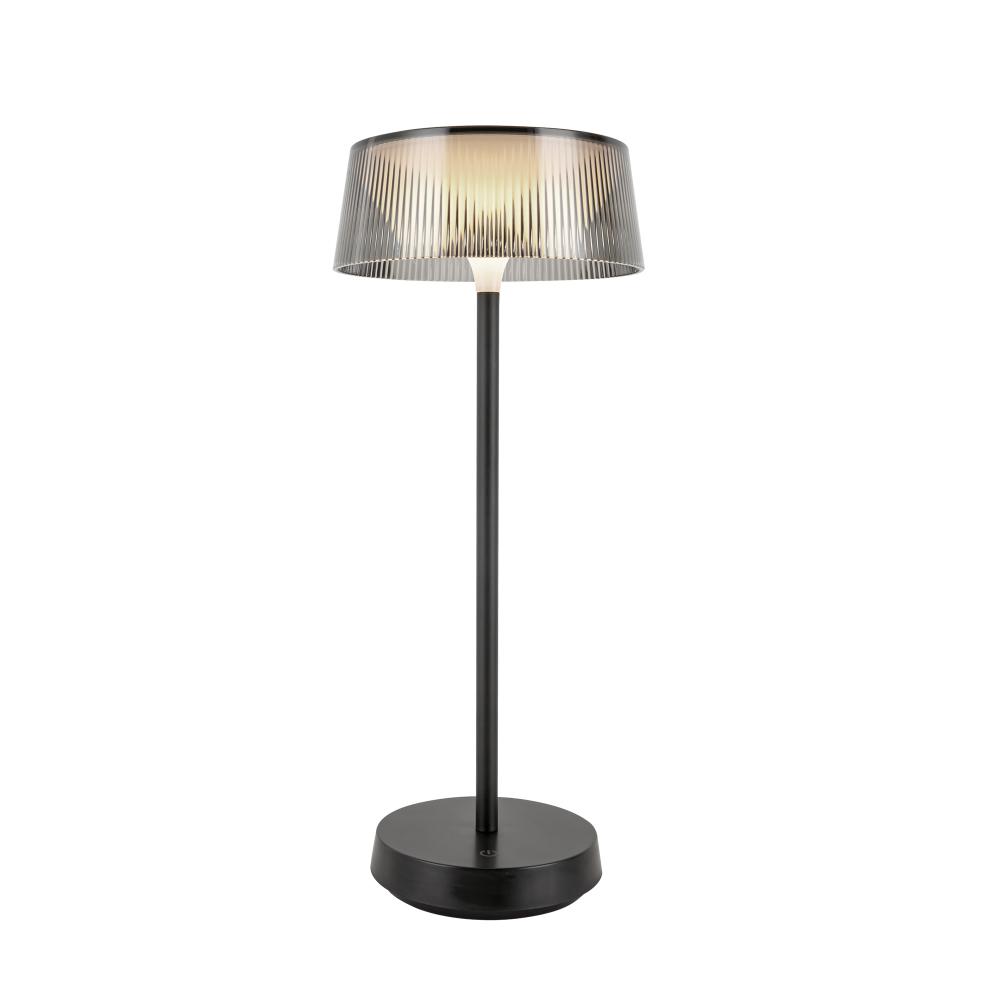 Tindra 6-in Black LED Table Lamp