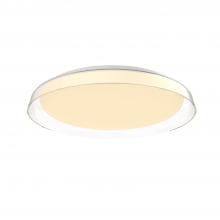 Kuzco Lighting Inc FM43117-CL-5CCT - Hampton 17-in Clear LED Flush Mount