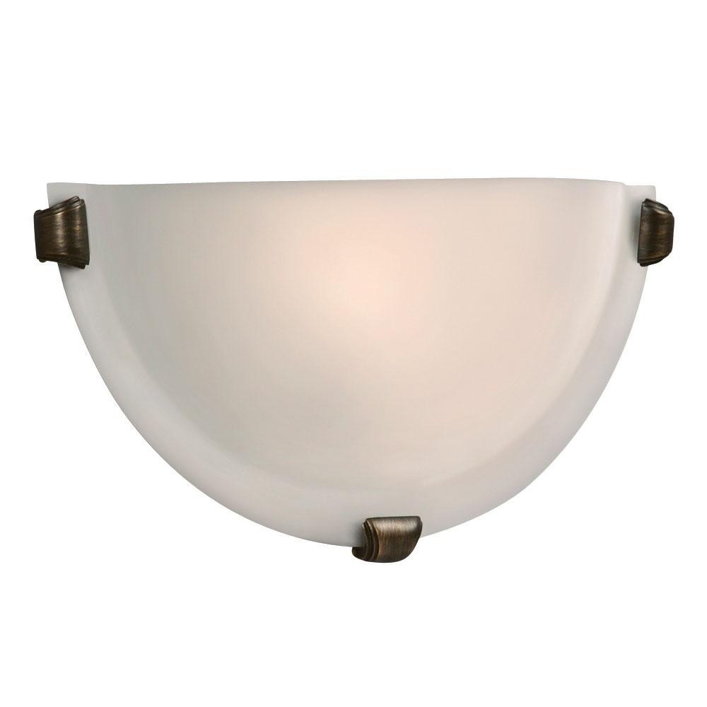 Wall Sconce - in Oil Rubbed Bronze finish with Frosted Glass