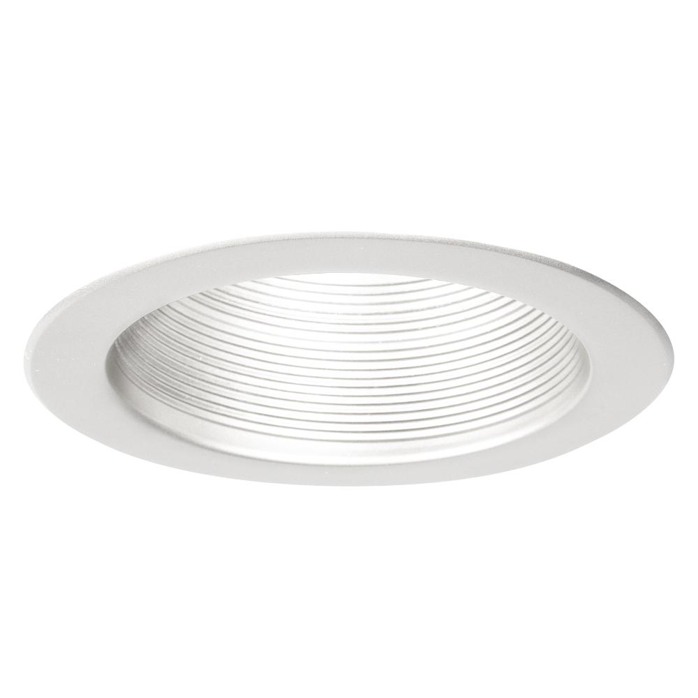 6" Line Voltage Step Baffle - White