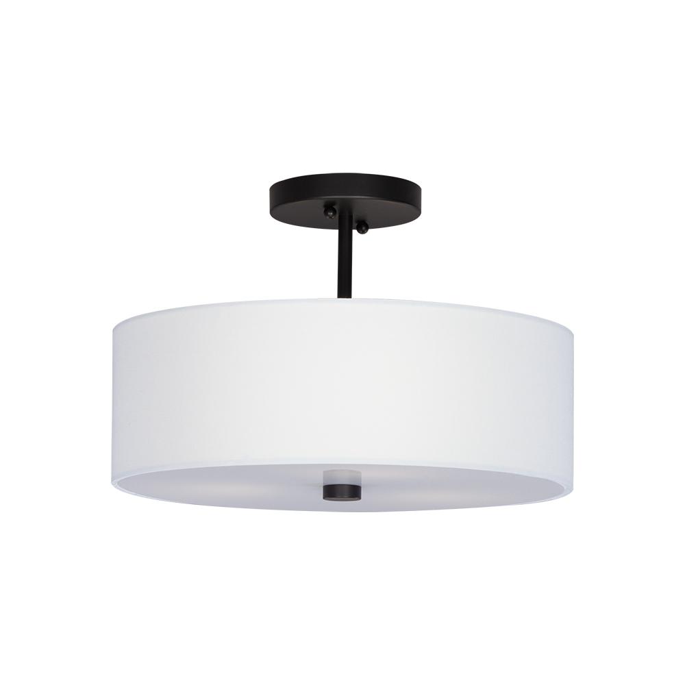 14.125" Flush/Semi-Flush BK-HO/WH-SHA