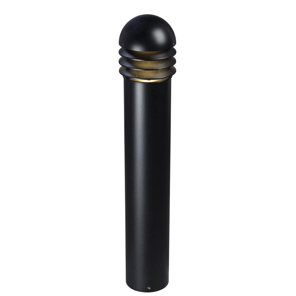 5" LED Bollard Dome Top Black 18W 3000K