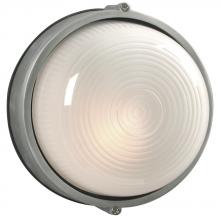 Galaxy Lighting 305111SA - Cast Aluminum Marine Light - Satin Aluminum w/ Frosted Glass