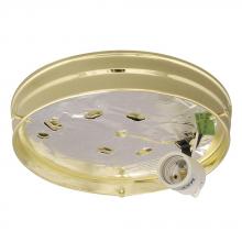 Galaxy Lighting 810210PB-H - Utility Flush Mount Holder - Polished Brass